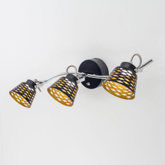 CL508532 Орегон Черный Св-к Наст-Потол, LED 3*5W