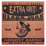 Honest Amish, Сильная фиксация, темный Воск для бороды, 60 мл (2 унции)