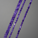 Фианиты, оттенок "Лаванда", бриолетт 4,4*6мм