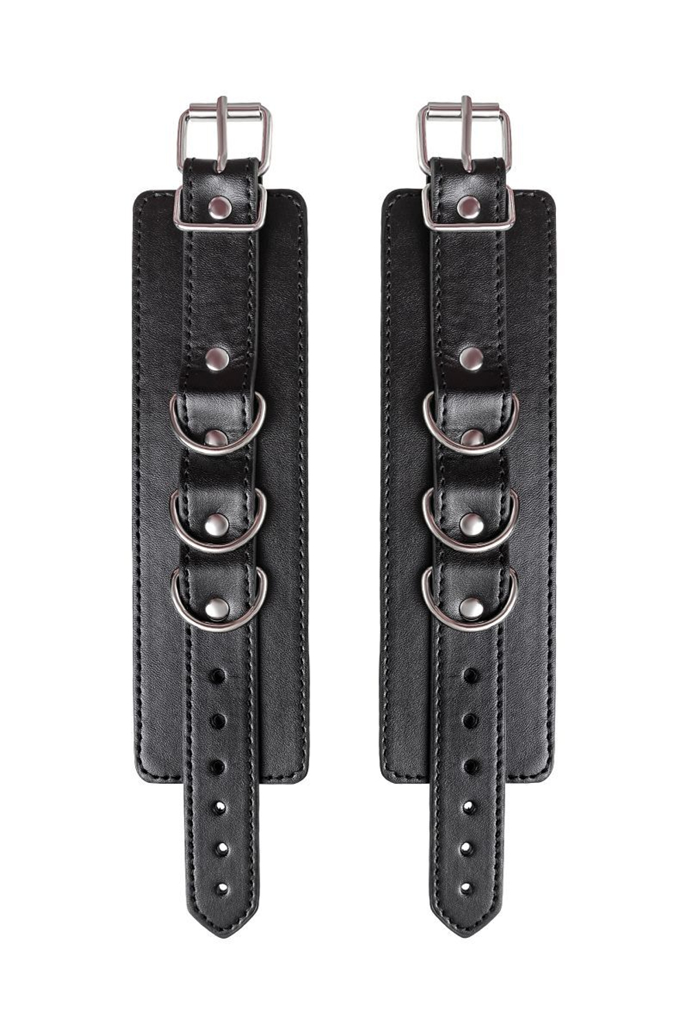 Черные наручники Anonymo на сцепке