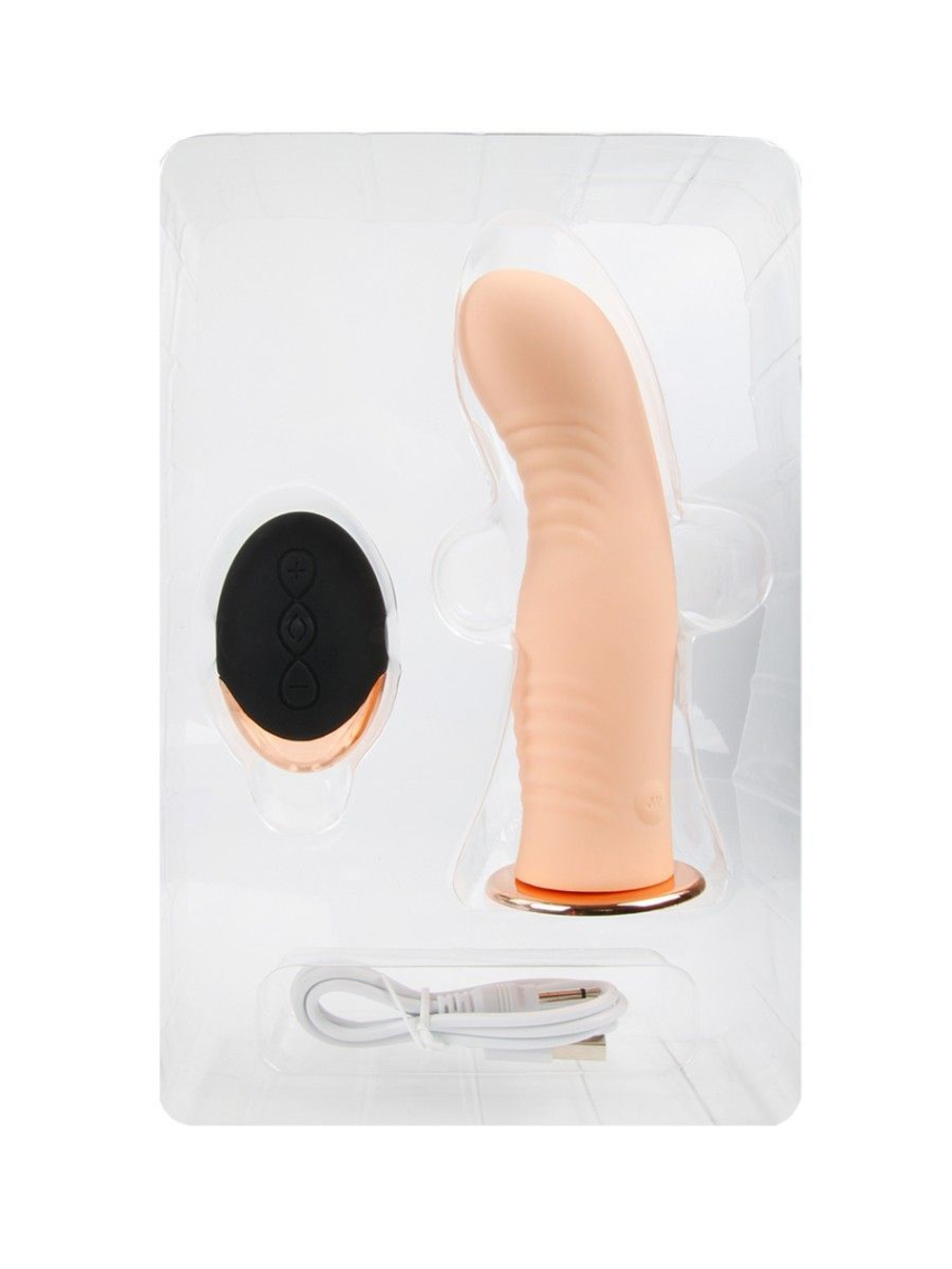 Женский вибрострапон со съемной насадкой и пультом ДУ