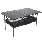 Стол кемпинговый складной XH9555, 94*55*50 см, с полкой