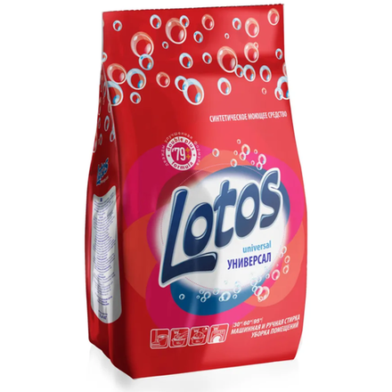 Стиральный порошок Lotos Универсальный 2.4 кг