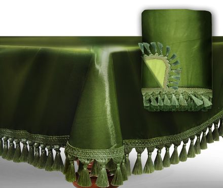 Чехол для б/стола 9-8 Элегант Люкс (зеленый)