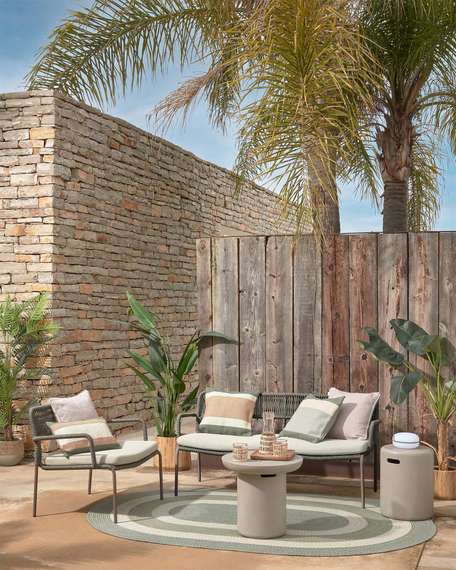 Табурет из бетона Taimi серый