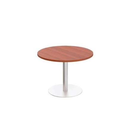 Стол для переговоров круглый на опоре-колонне