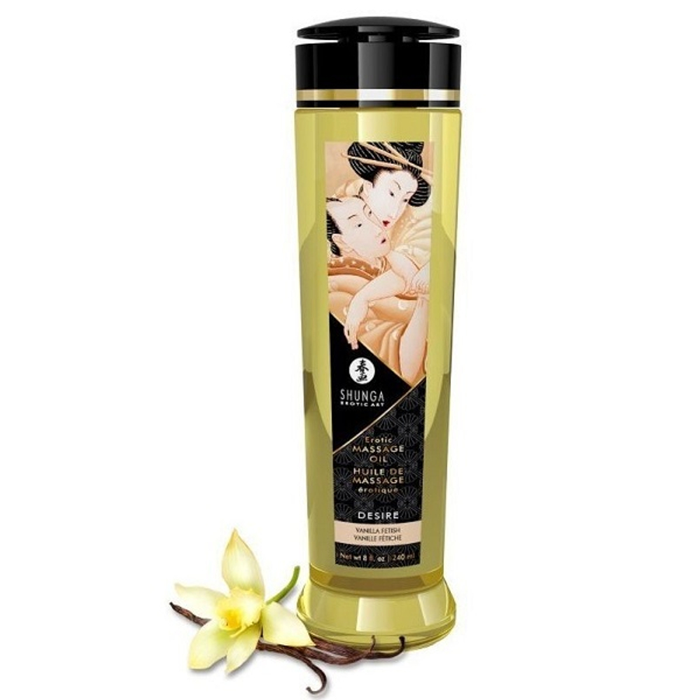 Массажное масло с ароматом ванили Shunga Desire