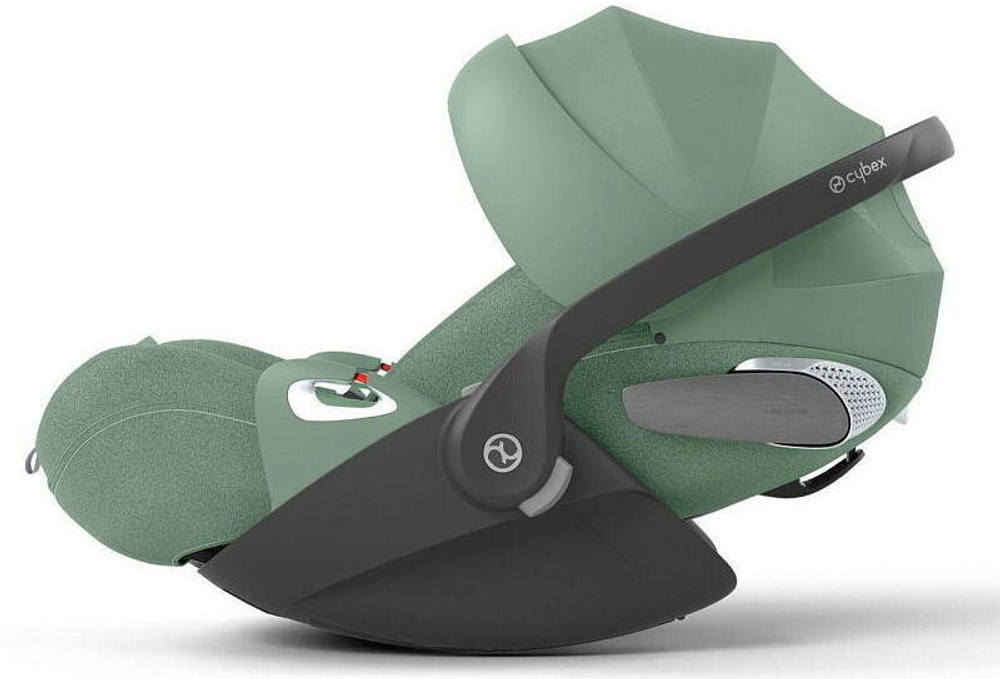 Коляска Cybex Coya Matt Black Frame Cloud T i-Size Leaf Green Plus 2 в 1 Leaf Green с дождевиком и бампером