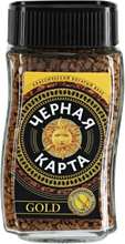 Кофе растворимый Черная карта Gold, стеклянная банка 95 г 3 шт