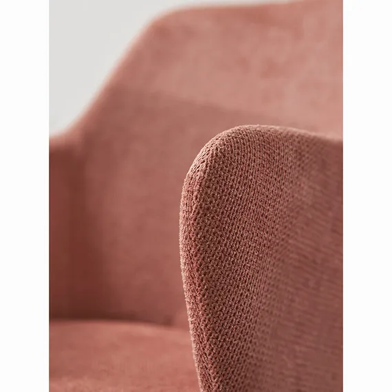 Стул Dwight, розовый фактурный шенилл