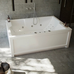 Акриловая ванна Aquatek (Акватек) Дорадо 190x130, с каркасом