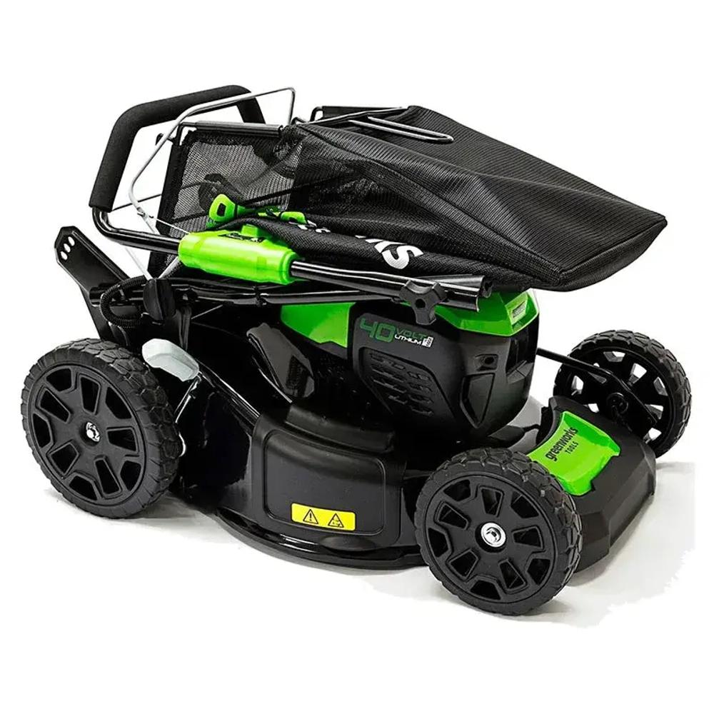 Аккумуляторная газонокосилка Greenworks GD40LM46SPK4 (1 x 4 Ач, Быстрое ЗУ) 2506807U4F