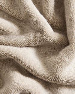 ZARA HOME БАННОЕ ПОЛОТЕНЦЕ С КАЙМОЙ, КАМЕННО-СЕРЫЙ