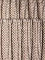 Шапка вязаная с ушками женская на осень