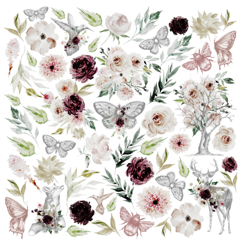 Лист для вырезания "Mystery" 190гр, 20х20 см SS06082020-6