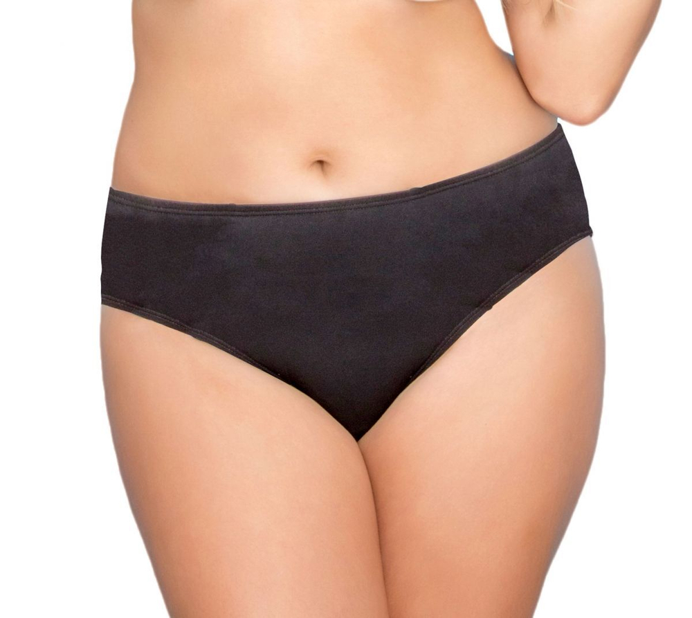 Классические плавки-слипы с высокой линией талии (Размер: M) (Цвет: темно-синий)