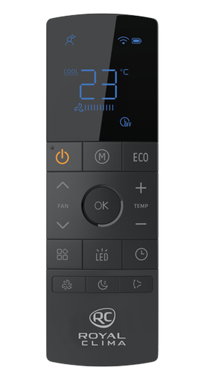 Внутренний блок настенного типа для мульти сплит-систем Royal Clima MULTI FLEXI VENTURO NERO Inverter RCI-VT12HN
