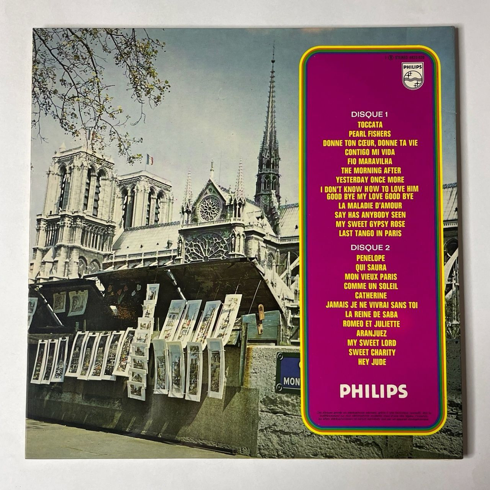 Винтажная виниловая пластинка LP Поль Мориа Le Grand Orchestre De Paul Mauriat Super HitsToccata and Penelope Vol.1 (France 1974)