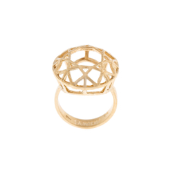 "Моана"  кольцо в золотом покрытии из коллекции "Кристалл" от Jenavi