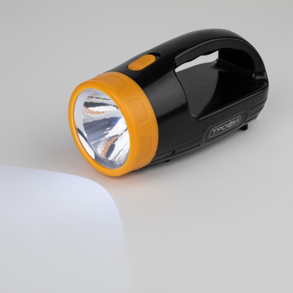 Светодиодный фонарь Трофи PA-101 прожектор аккумуляторный 2 режима