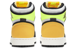 Jordan 1 Retro High White Black Volt University Gold GS