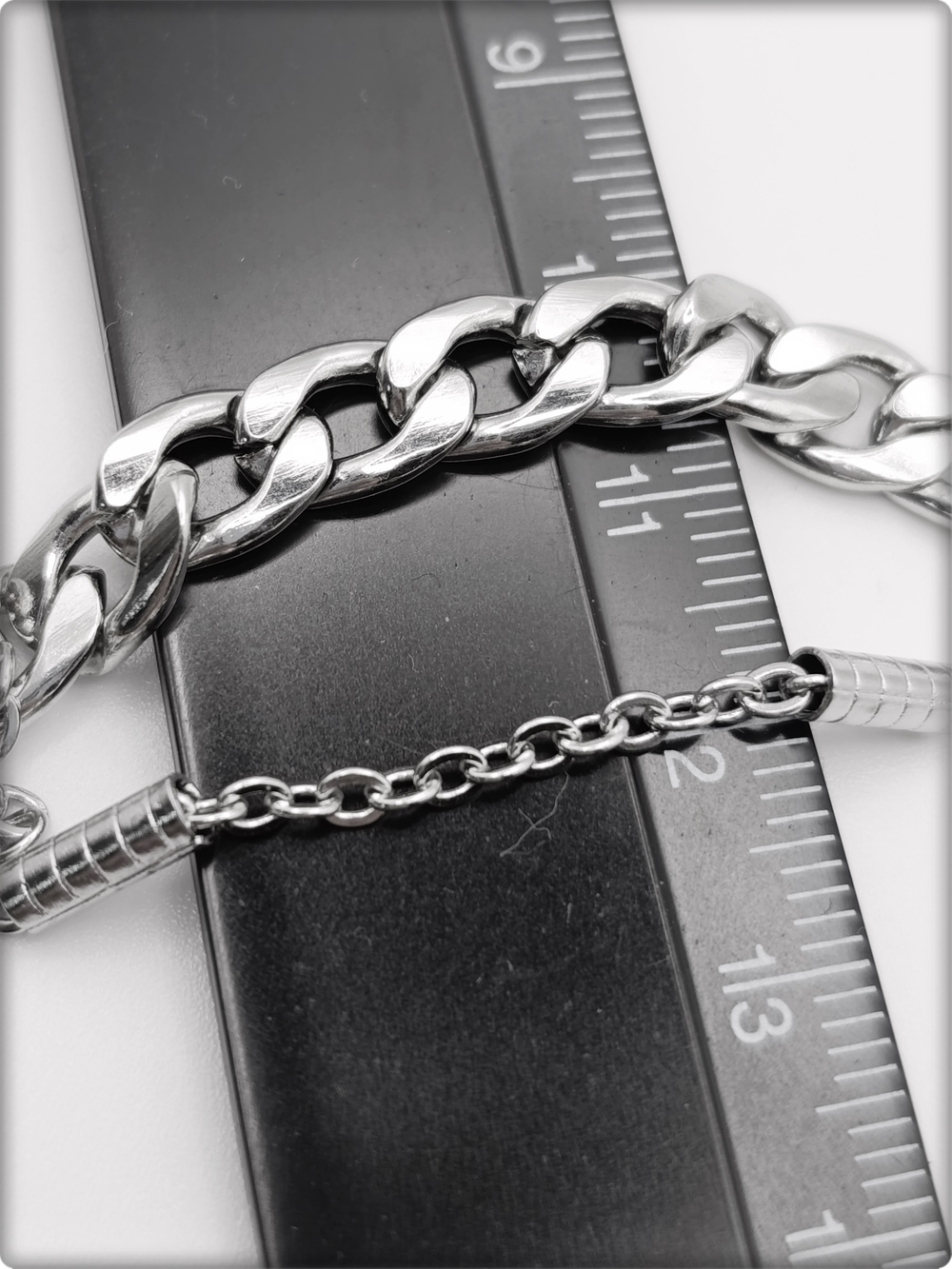 Браслет стальной "Пацифик" длина 20см.