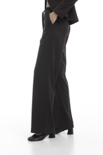 Брюки клеш из уплотненной поливискозы