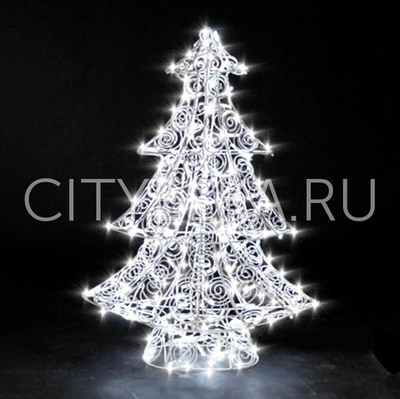 Световая уличная фигура Ёлка