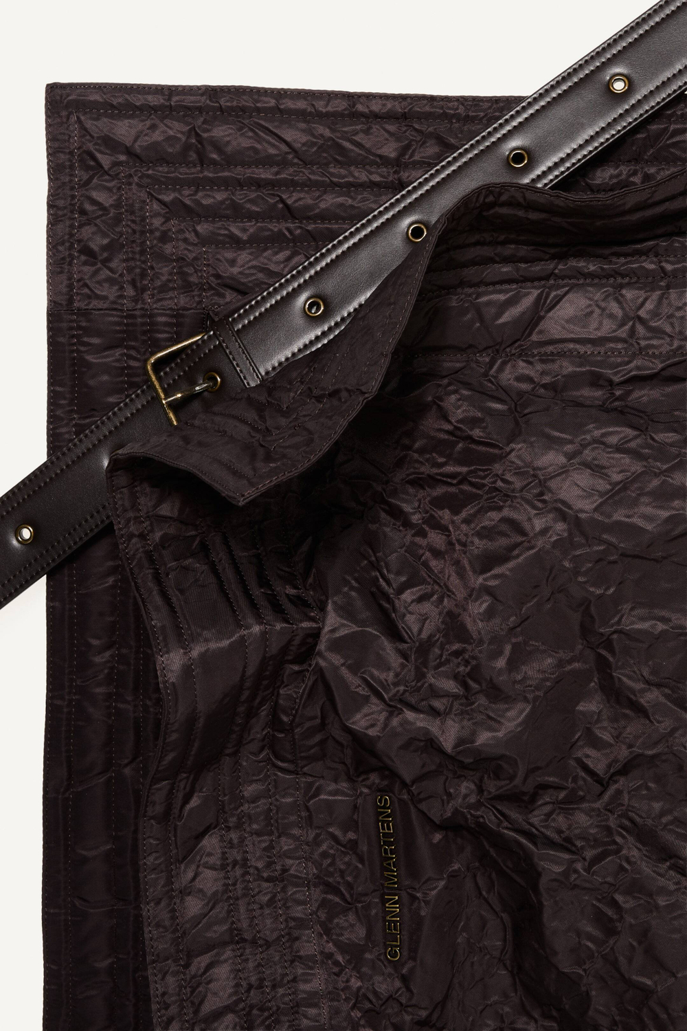 H&M - Glenn Martens Большая сумка-тоут, темно-коричневый