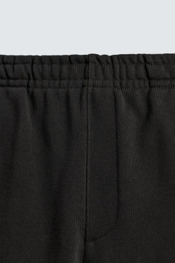 ZARA БРЮКИ-ДЖОГГЕРЫ СТАНДАРТНОЙ ПОСАДКИ, ЧЕРНЫЙ