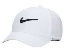 Теннисная кепка Nike Dri-Fit Club Structured Swoosh Cap - White