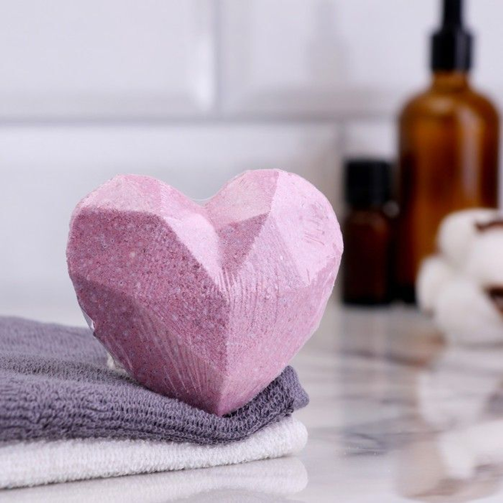 Бомбочка для ванны Кристалл с ароматом смородины и яблока - 60 гр.