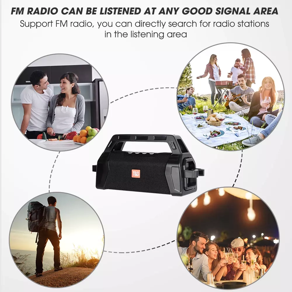 Колонка Bluetooth TG538 black