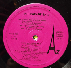 Винтажная виниловая пластинка LP Hit Parade № 1 Belong Today People (France 1974) Barry White