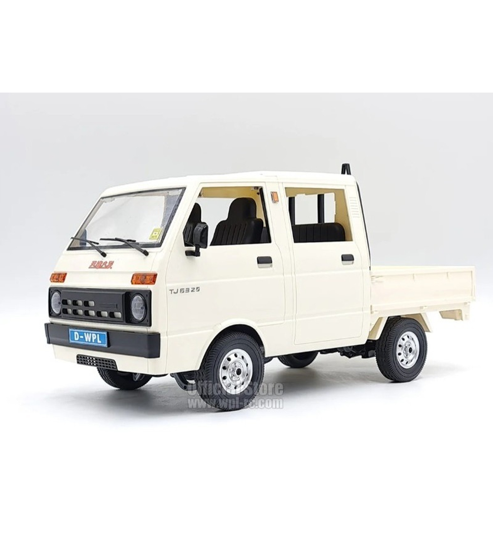 Радиоуправляемая машина WPL китайский грузовичок D-32 (белая) 2.4G 1/10 RTR