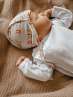 Комбинезон Mjölk Sleep and Play White, швы наружу