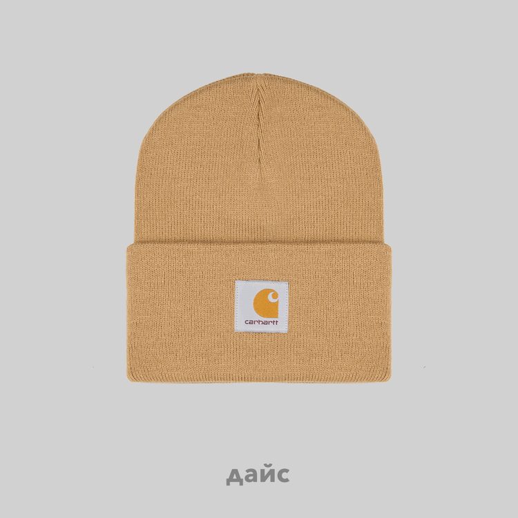 Шапка Carhartt WIP Acrylic Watch Hat артикул:I020222_peanut - купить в магазине Дайс