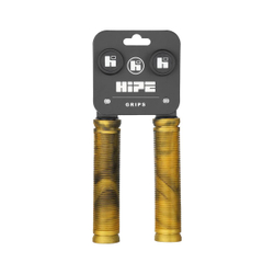 Грипсы HIPE H3 черный/золотой, 140mm