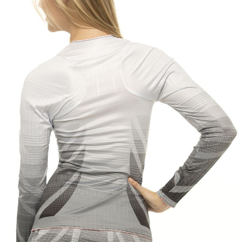 Женская теннисная футболка (dł. Рукава) Lucky in Love Nice To Pleat You Del 2 Pleat Is On Long Sleeve Top - black