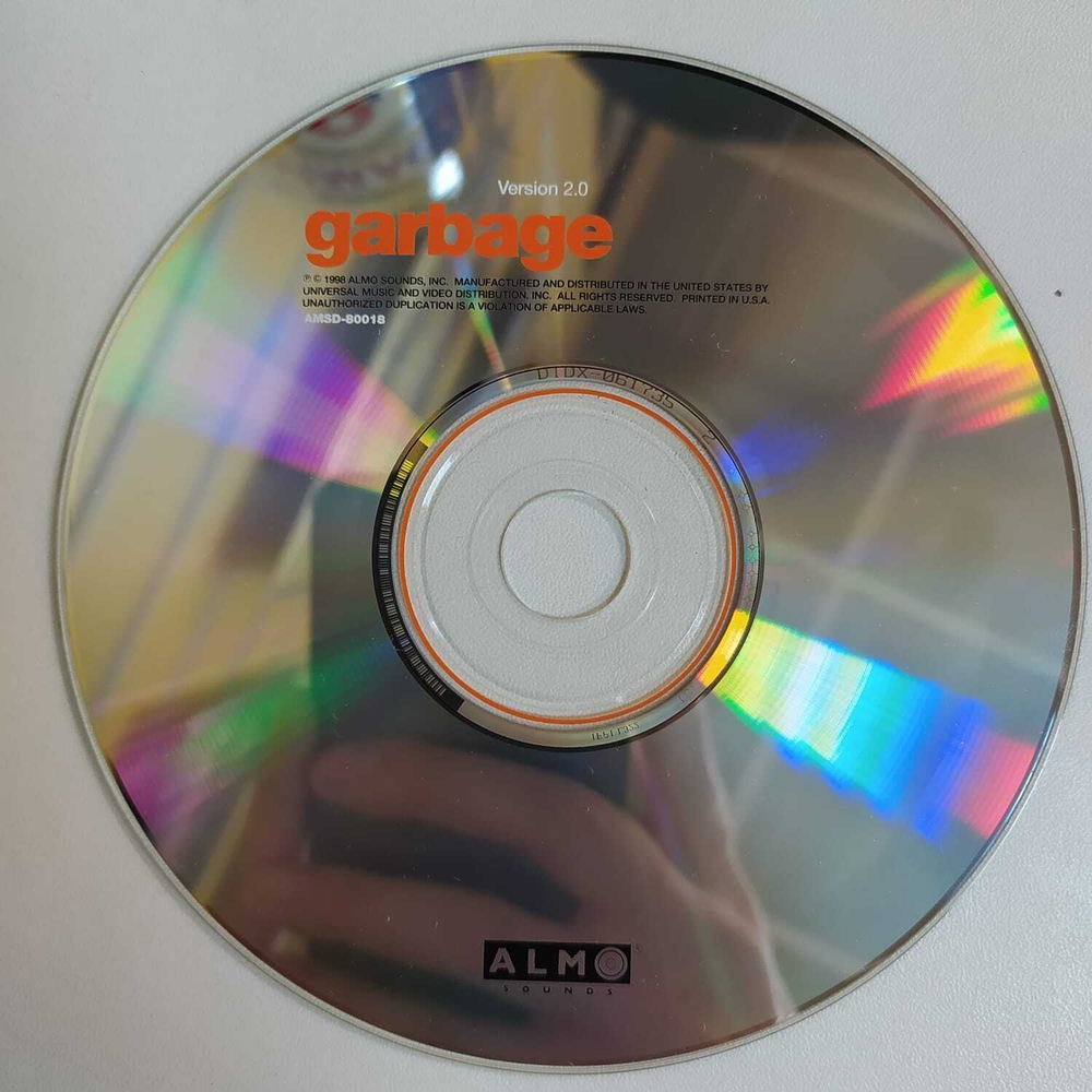 CD Garbage - Version 2.0 (США 1998г.)