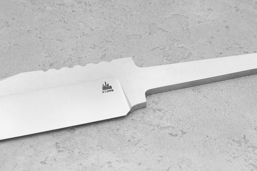 Клинок для ножа, модель "Боуи-III" из стали Х12МФ 60-61HRC