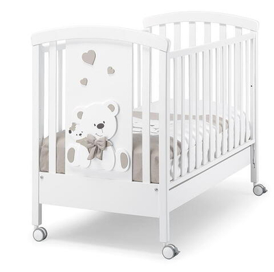 Детская кровать Erbesi Tato белый/песочный