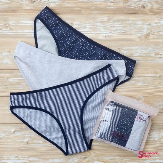 Трусики женские DOMINANT 35000-302, BIKINI, 3 шт. в уп.