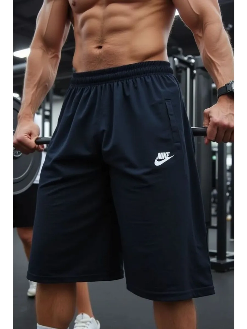 Шорты спортивные Nike удлиненные бриджи