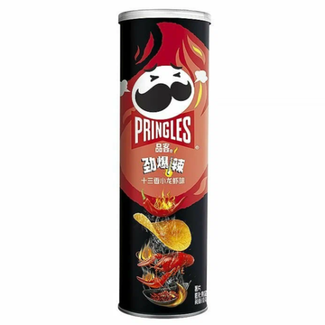 Чипсы картофельные Pringles со вкусом рака под острым сычуаньским соусом, 110 г (Китай)