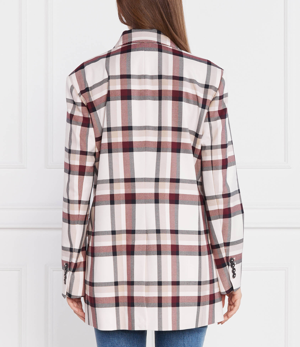 Пиджак GLOBAL STRIPE CHECK DB Tommy Hilfiger - белый(WW0WW40052)