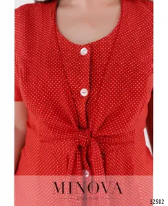 Платье 366-красный Minova