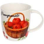 Кружка керамическая 330мл «Гранаты», микс рисунков