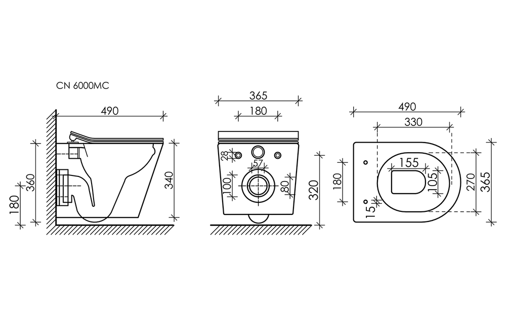 Подвесной унитаз Balearica Rimless (цвет Капучино Матовый)