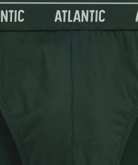 Мужские трусы (2шт) слипы спорт Atlantic 2RMP-001, темно-синий + зеленый